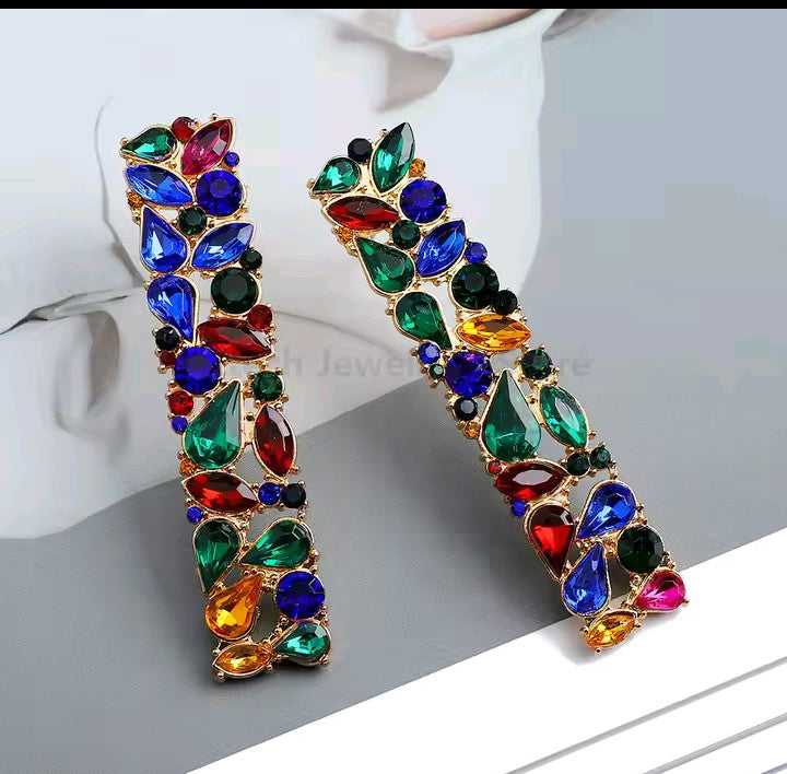 Modern Drop Stick Earrings
