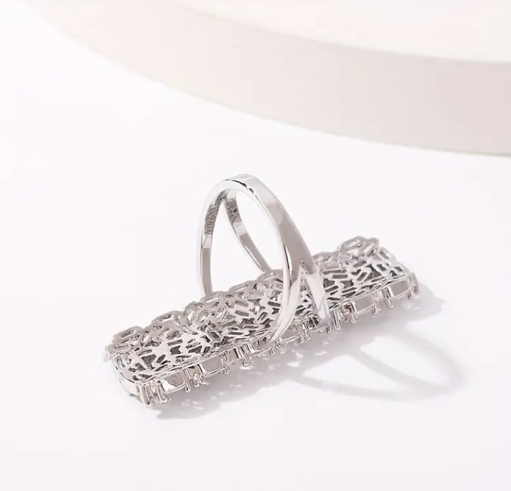 AAA+ American Diamond Statement Ring