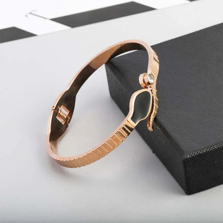 Elegant Stainless Steel Snake Handcuff