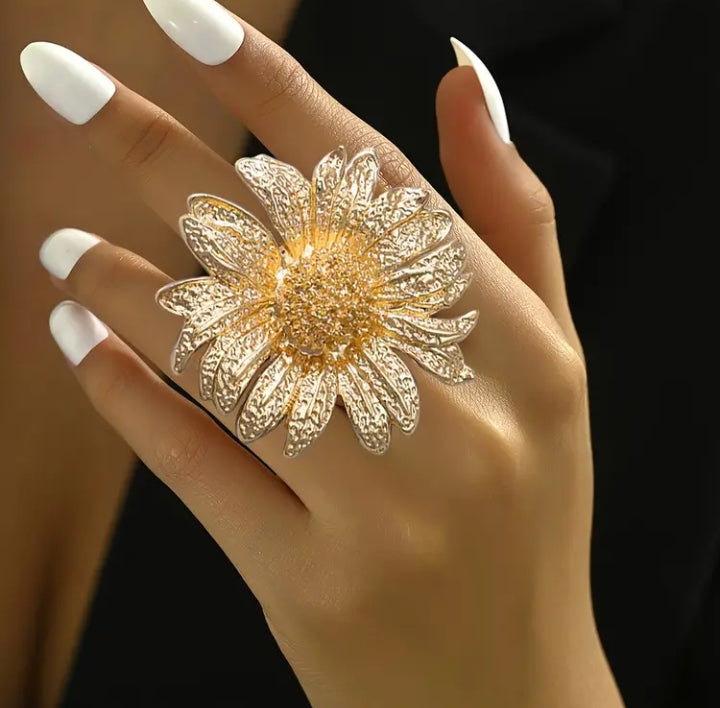 Big Sunflower Ring