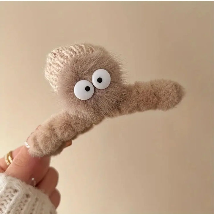 Cute Hair Hug Plush Hair Claw