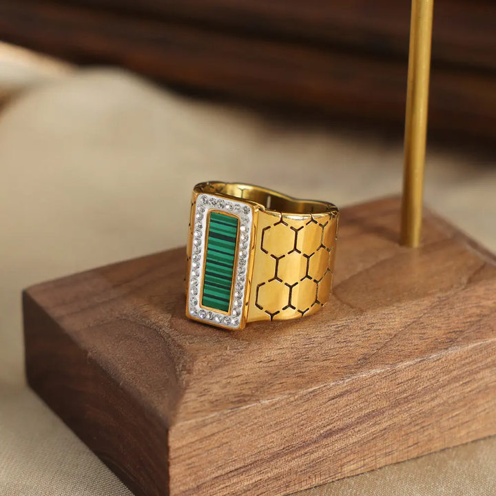 Elegant Stainless Steel Ring
