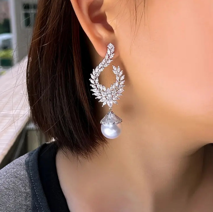 AAA+ American Diamond Designer Earrings