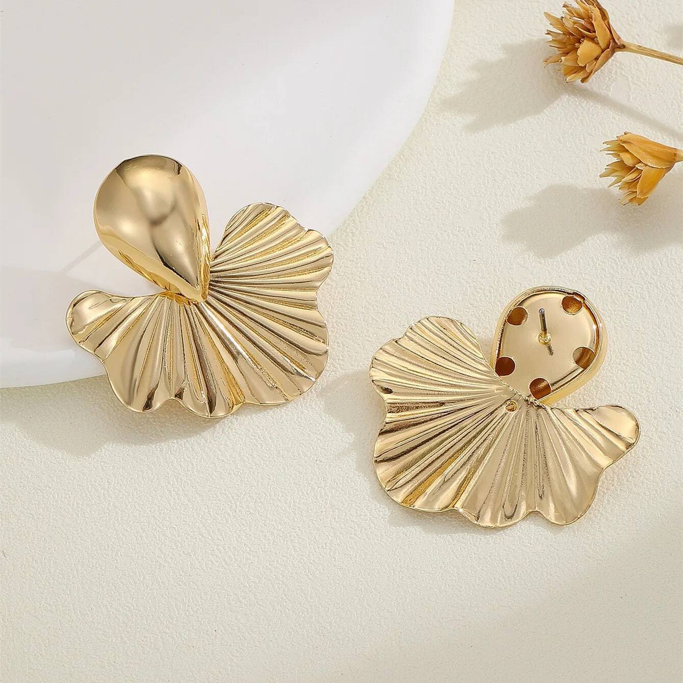 Elegant Golden Studs