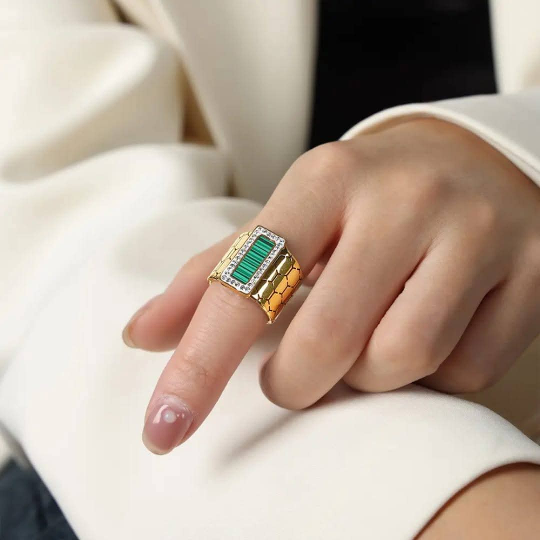 Elegant Stainless Steel Ring