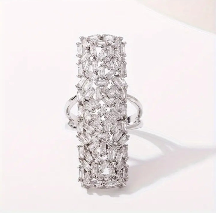 AAA+ American Diamond Statement Ring