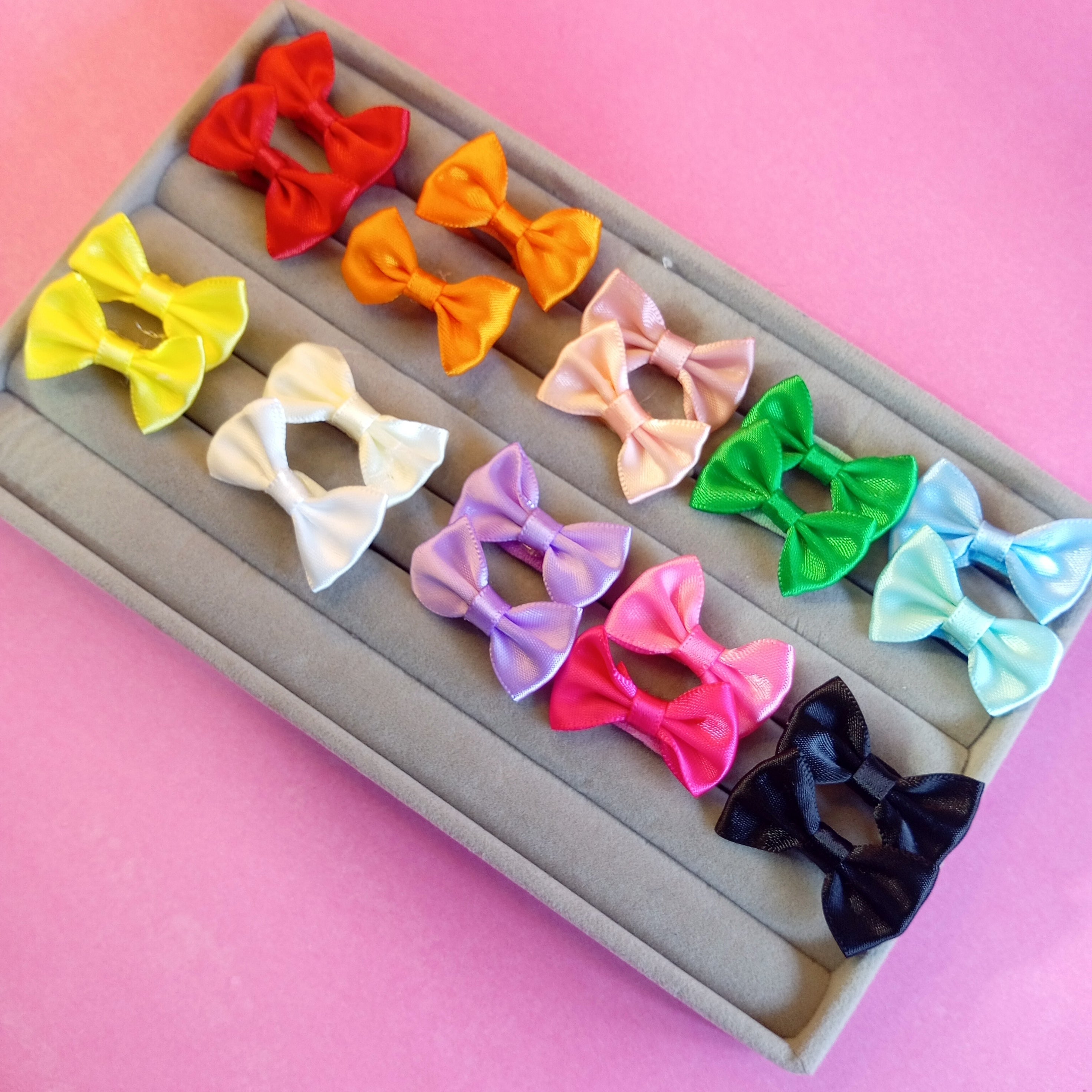 12 Pairs Of Multi Color Kids Hair Ponies