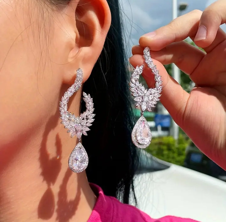 AAA+ American Diamond Designer Earrings