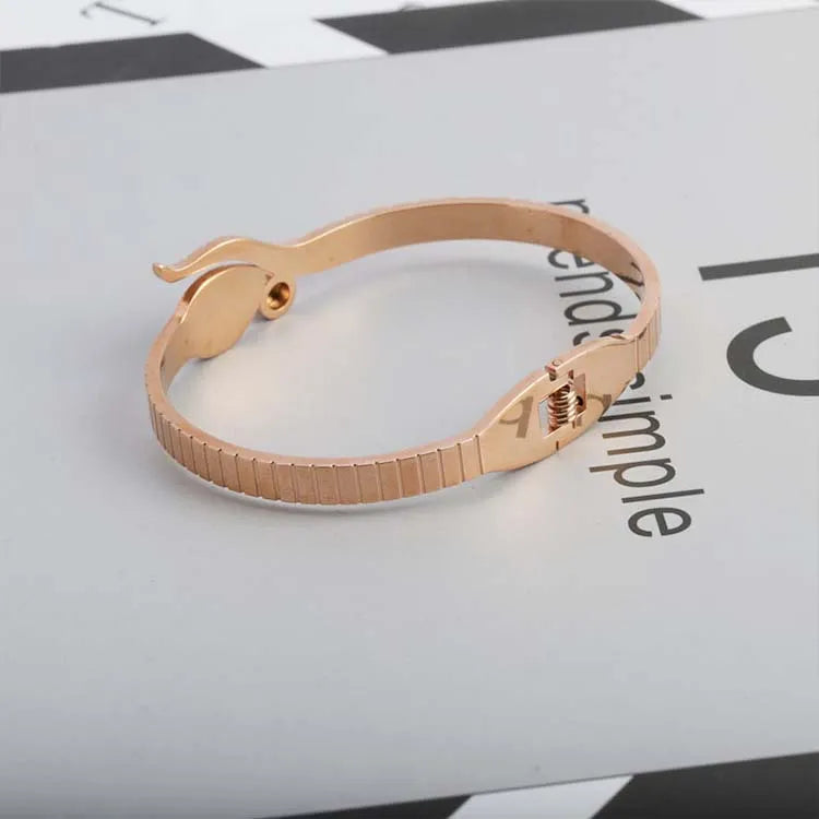 Elegant Stainless Steel Snake Handcuff