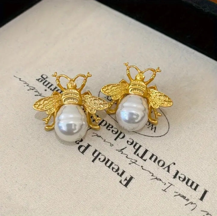 Elegant Bee Studs